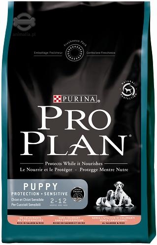 Zdjęcie Purina Pro Plan Dog Puppy Sensitive Salmon & Rice  łosoś i ryż 800g