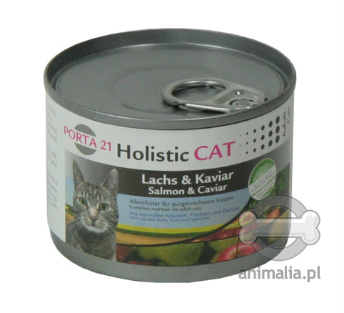 Zdjęcie Feline Porta 21 Puszka Holistic Cat  łosoś i kawior 170g