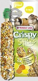 Zdjęcie Versele Laga Crispy Sticks kolby dla świnek i szynszyli  pomarańcza i cytryna 1 szt.