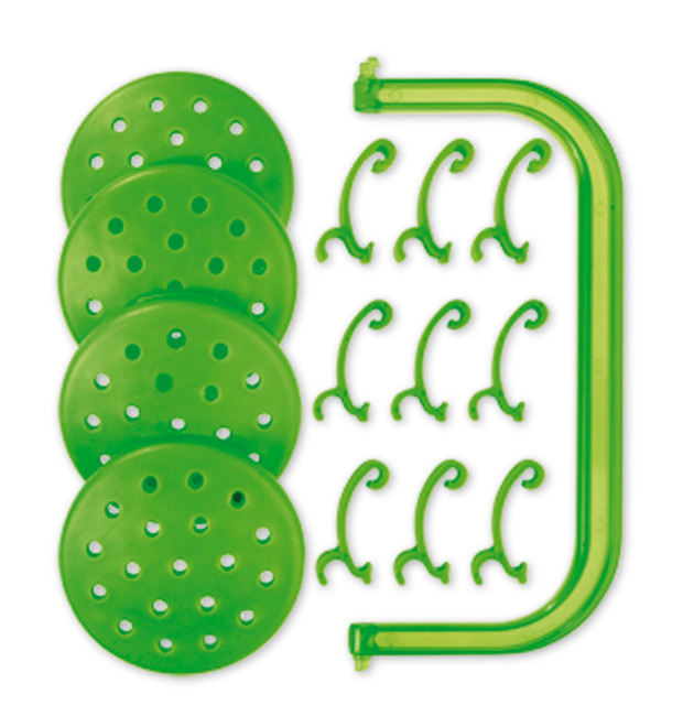 Zdjęcie Zolux Zestaw akcesoriów klatek RodyLounge dla małych gryzoni zielony śr 5,8 cm