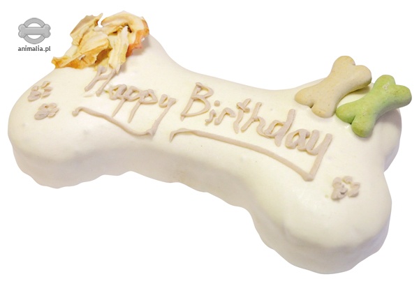 Zdjęcie Lolo Pets Tort urodzinowy dla psa  jabłkowy 250g