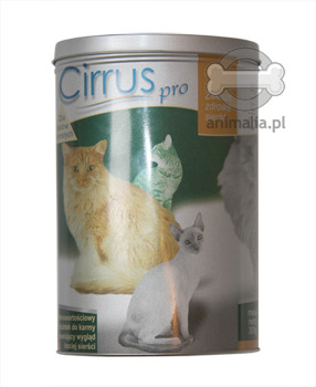 Zdjęcie Cirrus Pro Dodatek na sierść z puszką  dla kotów 300g