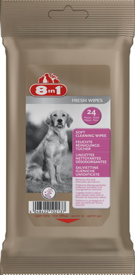 Zdjęcie 8in1 Soft Cleaning Wipes dla psów  chusteczki odświeżające  24 szt.
