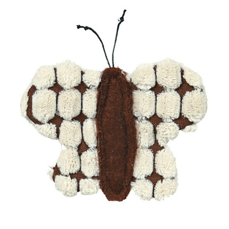 Zdjęcie Trixie Naturalna zabawka motylek szeleszczący z kocimiętką 7 cm 