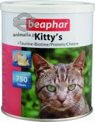Zdjęcie Beaphar Kittys Mix  +taurin-biotin / protein / cheese 750 szt.