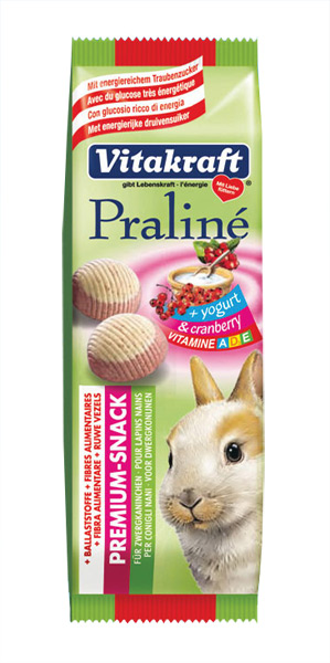 Zdjęcie Vitakraft Praline przysmak dla królika  jogurtowo-żurawinowe 12 szt.