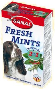 Zdjęcie Sanal Fresh Mints dropsy dla psa   na oddech i sierść 85 szt.