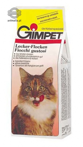 Zdjęcie Gimpet Lecker-Flocken  płatki do karmy dla kotów 200g