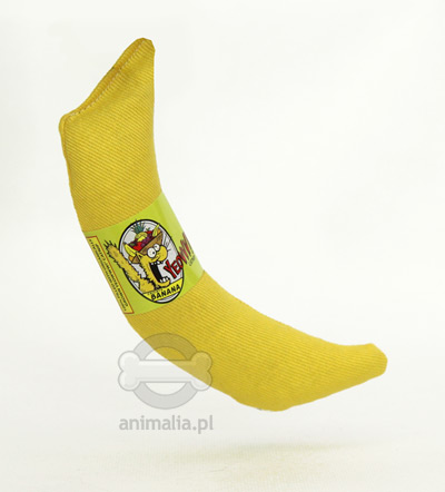 Zdjęcie Yeowww! Banan z kocimiętką  dla kotów 1 szt., 17 cm