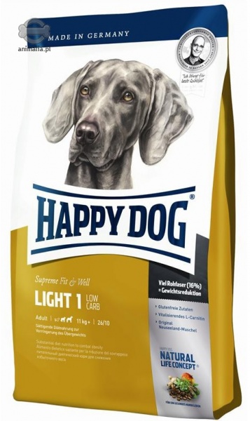 Zdjęcie Happy Dog Fit & Well Adult Light 1 Low Carb   4kg