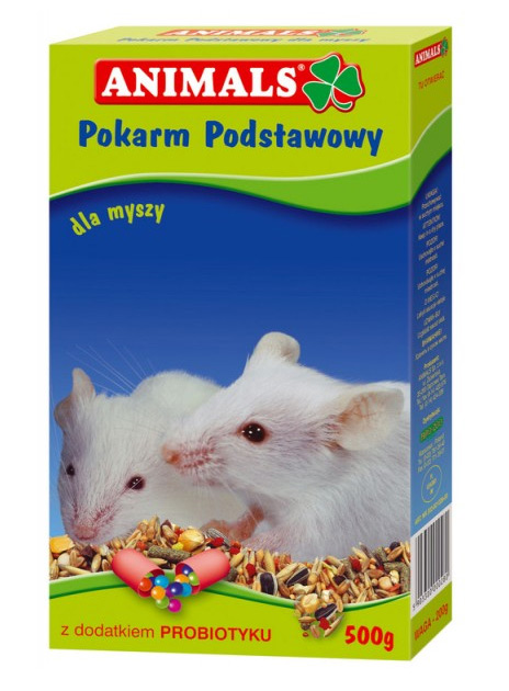 Zdjęcie Animals Pokarm podstawowy dla myszy   0.5kg