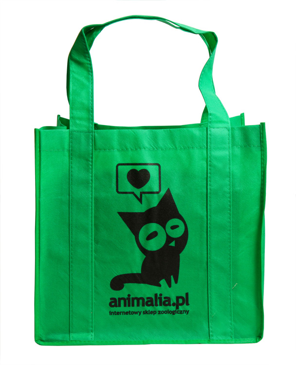 Zdjęcie Animalia.pl Ekologiczna torba z Totkiem  zielona 