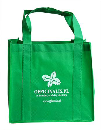 Zdjęcie Officinalis Ekologiczna torba z nadrukiem  zielona 