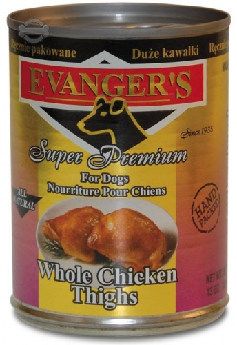 Zdjęcie Evanger's Super Premium Dog Dinner  całe piersi / udka z kurczaka 369g