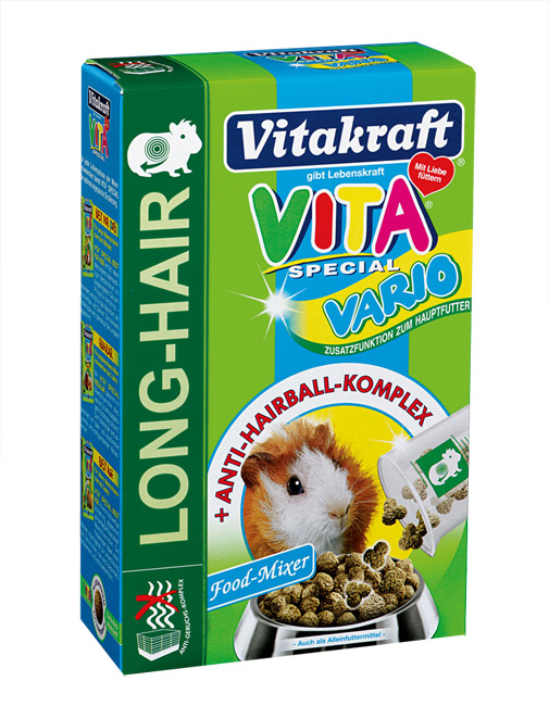 Zdjęcie Vitakraft Vita Special Vario Long Hair dla świnek  granulat 0.6kg