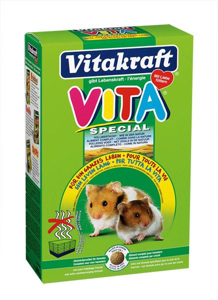 Zdjęcie Vitakraft Vita Special Hamster pokarm dla chomików granulat 0.6kg