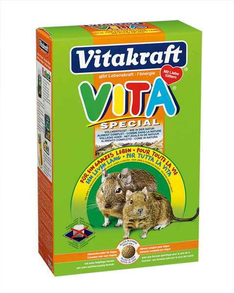 Zdjęcie Vitakraft Vita Special Degus pokarm dla kosztaniczek granulat 0.6kg