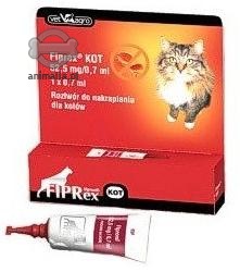 Fiprex Spot On dla kotów 1 x 0,7 ml