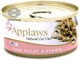 Zdjęcie Applaws Puszka dla kota  tuńczyk i krewetki tygrysie 156g
