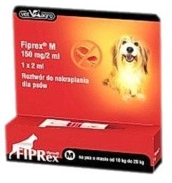 Fiprex Spot On dla psów M, od 10 do 20 kg 1 x 2ml