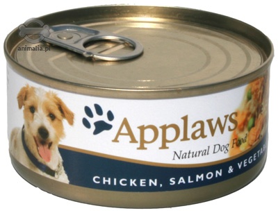 Zdjęcie Applaws Puszka dla psa  kurczak, łosoś i warzywa 156g