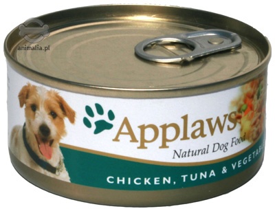 Zdjęcie Applaws Puszka dla psa  kurczak, tuńczyk i warzywa 156g