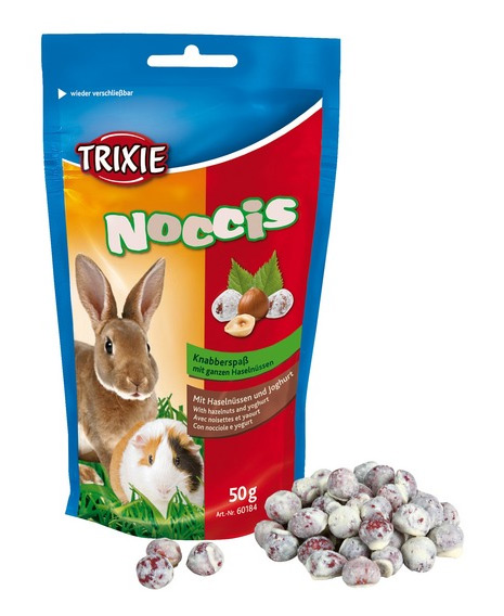 Zdjęcie Trixie Noccis orzechy laskowe w polewie jogurtowej  dla królików i gryzoni 50g