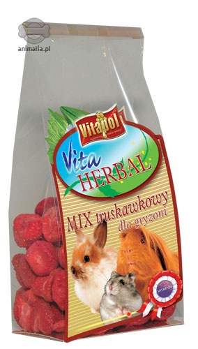 Zdjęcie Vitapol Vita Herbal  mix truskawkowy dla gryzoni 40g