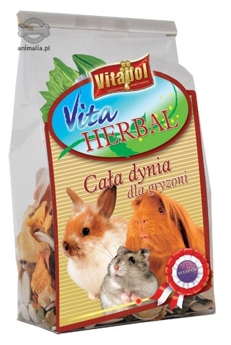Zdjęcie Vitapol Vita Herbal  cała dynia dla gryzoni 100g