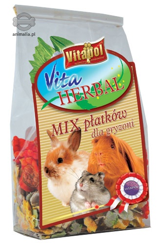 Zdjęcie Vitapol Vita Herbal  mix płatków dla gryzoni 150g