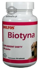 Zdjęcie Dolfos Dog Biotyna Mini  tabletki dla psów ras małych 90 tabl.