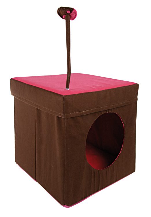 Zdjęcie Zolux Magic Cube zabawka sześcian dla kota  różowy 