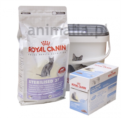 Zdjęcie Royal Canin Promocja: Sterilised 37 + 12 saszetek Light gratis  2kg