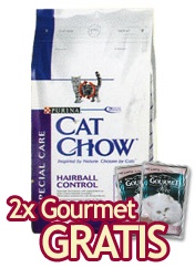 Zdjęcie Purina Cat Chow Special Care HC + 2x saszetki gourmet gratis  1.5kg
