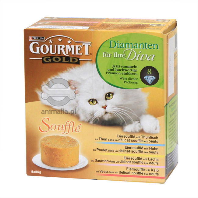Zdjęcie Gourmet Gold Ośmiopak  Suflet w czterech smakach 8x85g
