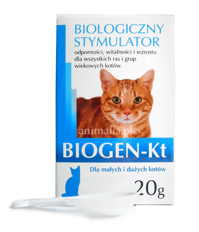 Biogen Kt biologiczny stymulator dla kotów z probiotykiem 20g