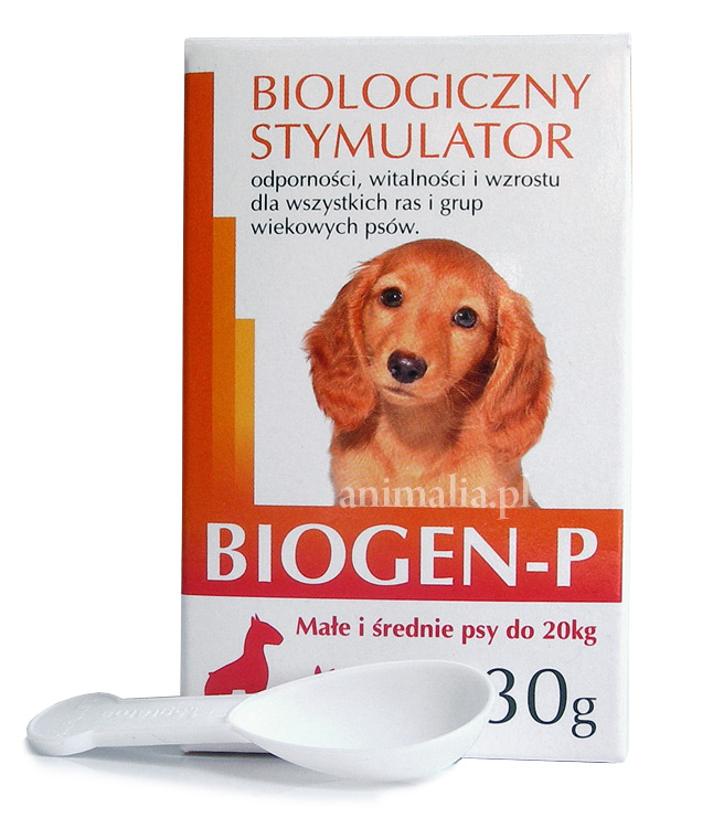 Zdjęcie Biogen P biologiczny stymulator dla psów  z probiotykiem 30g