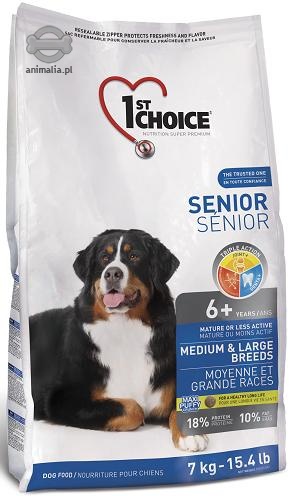 Zdjęcie 1st Choice Dog Senior Medium & Large Breed   14kg