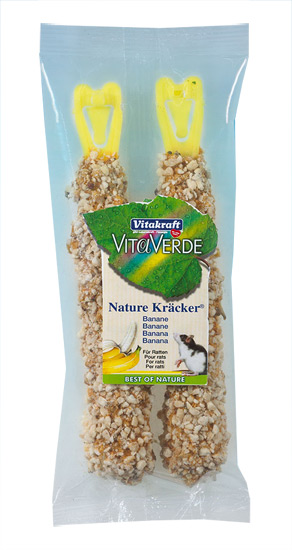 Zdjęcie Vitakraft Vita Verde Nature Kracker kolby dla szczurka  bananowe 2 szt.