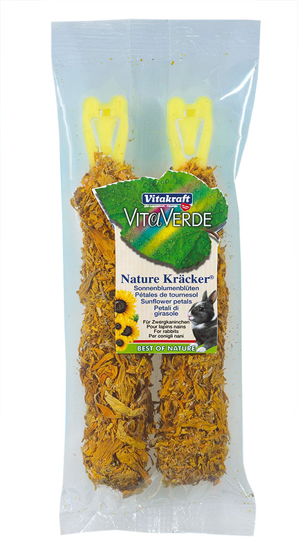 Zdjęcie Vitakraft Vita Verde Nature Kracker kolby dla królika  z kwiatem słonecznika 2 szt.