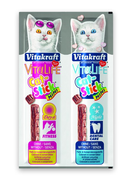 Zdjęcie Vitakraft Vita Life Cat-Stick Mini Day & Night kabanoski dla kota  2 szt.