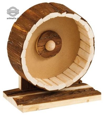 Zdjęcie FOP Kołowrotek drewniany dla chomika  dla chomika śr. 20,5 cm