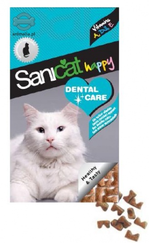 Zdjęcie Sanicat Cat Treats dental  przysmaki czyszczące zęby 50g