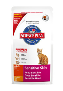 Zdjęcie Hill's Feline Adult Sensitive Skin  z kurczakiem 2kg