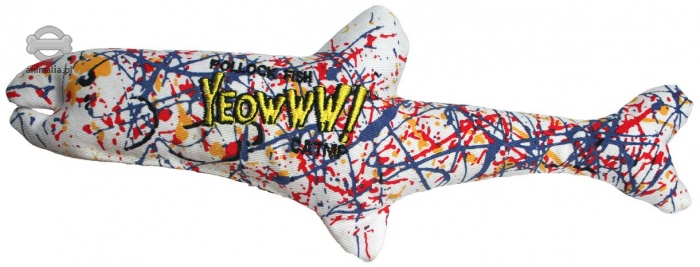 Yeowww! Rekin z kocimiętką Pollock dla kotów 1 szt., 26 cm