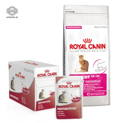 Zdjęcie Royal Canin Promocja: Exigent 30/35 Savour Sensation + 12 saszetek Instinctive gratis 2kg