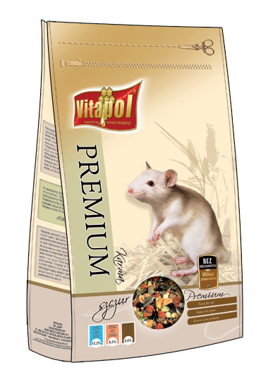 Zdjęcie Vitapol Premium Line Pełnowartościowy pokarm dla szczura   750g