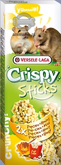 Versele Laga Crispy Sticks kolby dla małych gryzoni popcornowo-miodowe 2 szt.