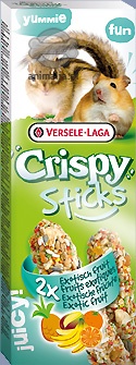 Versele Laga Crispy Sticks kolby dla małych gryzoni owoce egzotyczne 2 szt.