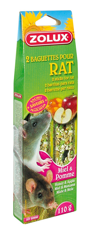 Zdjęcie Zolux Kolba dla szczura  miodowo-jabłkowa 2 szt.